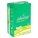 Always Ultra Thin Maxi Pads, Regular Protection, 44-Count Packages (Pack of 3)