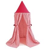Red gingham hanging tent