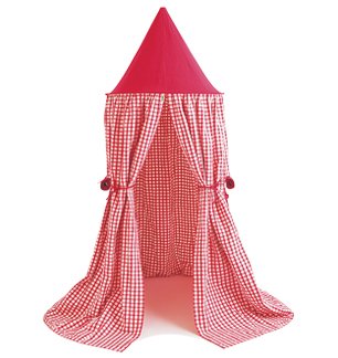 Childrens Toyshop  Toys : Red gingham hanging tent