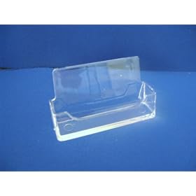 Amazon Clear Acrylic Business Card Holder Stand " Better Quality"