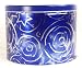 Ultimate's 2 Gallon Blue Swirl Tin with 3 Pounds of Caramel Nut Corn