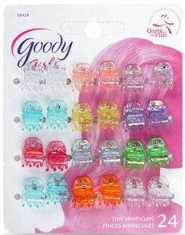 Goody Styling Essentials Girls Claw Clips, Mini