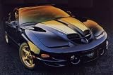 1998-02 Ram Air Trans Am Stripe Kit (30th Anniversary Style w/o birds) (Hardtop) - BLUE