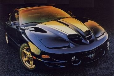 1998-02 Ram Air Trans Am Stripe Kit (30th Anniversary Style w/o birds) (Hardtop) - RED