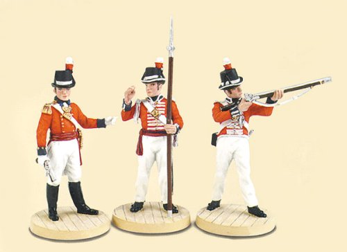 Childrens Toyshop  Toys : Nelson - Marines 3pc (Officer / Sergeant / Marine) 41121