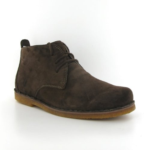 Hush Puppies Desert Dark Brown Suede Mens Boots