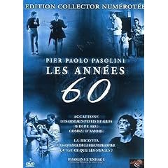 Coffret Pier Paolo Pasolini 3 DVD : Les Ann�es 60 - Accatone / La Ricotta / Comizi d'Amore / Des oiseaux petits et gros / �dipe Roi / La S�quence de la fleur � papier / Qu'est-ce que les nuages ?