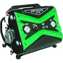 Hitachi Power Tools EC119SA 4 Gallon Side Stack Air Compressor With Couplers