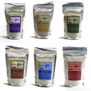 French Sea Salt Collection - Fleur de Sel 6 x 6oz of the Best French Salts by Le Tresor