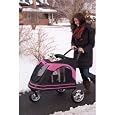 Pet Gear Roadster Pet Stroller, Black / Pink