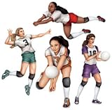Volleyball Player Cutouts