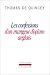 Les confessions d'un mangeur d'opium anglais / suspiria de prof