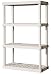 Sterilite Premium Heavy Duty 4-Shelf Storage Unit with Tubular Construction