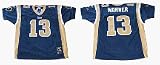 Kurt Warner St. Louis Rams Authentic Reebok NFL Football Jersey (Navy)