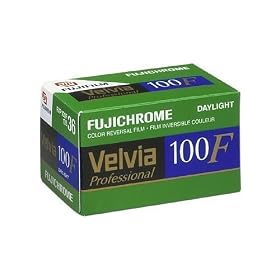 Fujifilm Fujichrome Velvia 100F (RVP 100F) - Color slide film - 135 (35 mm) - ISO 100 -... by