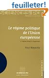 Le r�gime politique de l'Union europ�enne