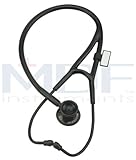 797 Classic Cardiology Stethoscope by MDF, All Black