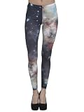 Arden B. Womens Galaxy Print Legging