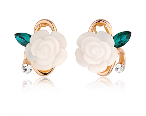 Merdia Charming Peony Flower Earring/Ear Stud/Ear Clip For Elegent Beautiful Women or Girl