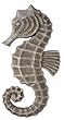 Seahorse Indoor/Outdoor Wall D&eacute;cor