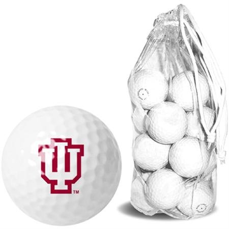 Indiana Hoosiers Iu Ncaa Clear Pack 15 Golf Balls