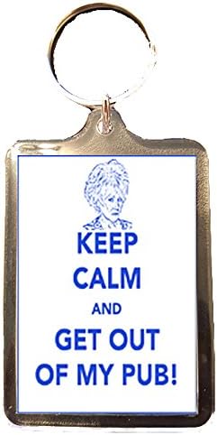 Eastenders - Keep Calm Keyring (Get out of my Pub)