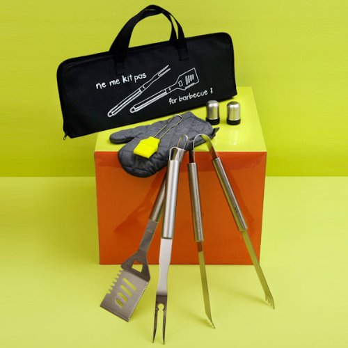 Kit mallette barbecue Ne me kit pas et ses 6 accessoires inox Incidence