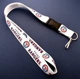 Texas Rangers Lanyard Keychain