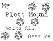 My Plott Hound Walks All Over Me Apron