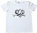 Me Gusta Face Design Tee Shirt Gildan Softstyle White (Medium)