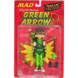 Mad Alfred E. Neuman Just Us League of Stupid Heroes Green Lantern Action Figure