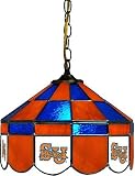 NCAA Syracuse Orangemen 14 Tiffany Style Executive Hanging Lamp