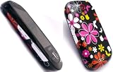 EMARTBUY BLACK POTPOURRI BACK COVER/CASE FOR SAMSUNG S3650 GENIO TOUCH