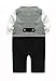 Canvos Baby Boy Toddler Newborn Gentleman One-piece Romper Clothes Jumpsuit
