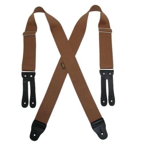 Welch Men's Big & Tall Elastic Button End Work Suspenders