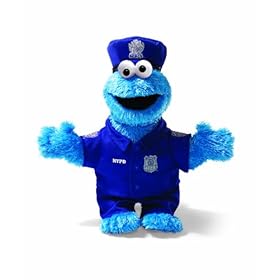  Gund Cookie Monster NYC Policeman