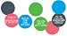 Chalkboard Circle Decals 24 Pack - Pink