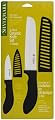 Silvermark S08018 2-Piece Ceramic Knife Set, White
