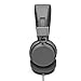 Urbanears Plattan Plus Folding Classic Full Size On-Ear Stereo Headphones with volume control for Apple iPod/iPhone/iPad, Dark Gray