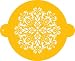 Designer Decorating Cake Stencil, Medium French Medallion Pattern: 9.5
