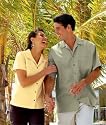 UltraClub Men's Cabana Breeze Camp Shirt