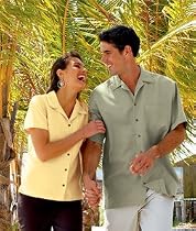 UltraClub Men's Cabana Breeze Camp Shirt