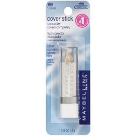 Maybelline Waterproof Cover Stick, White/Blanc - .16 oz