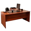 Basic Laminate L-Unit Desk - Cherry