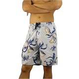 Mens Quiksilver Edition boardshorts. Very high quality skate, surf brand board short with all over sublimated floral print, stretch open, no velcro butterfly and engineered logo embroideries and appliqu. Great board trunks for beach activities like swimming, volleyball and wakeboarding.