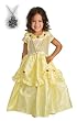 Belle Princess Dress with Wondercharms Necklace - LARGE (5-7)