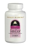 GABA Calm Sublingual Peppermint 30 Tabs (Gamma Amino Butyric Acid) ( GABA helps reduce feelings of anxiousness, and may be helpful for treatment of disorders linked to emotional stress, such as reduced sex drive and hypertension) - Source Naturals