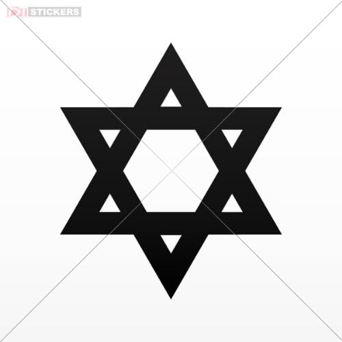 Stickers Decals Size: 5 X 4.3 Inches Black