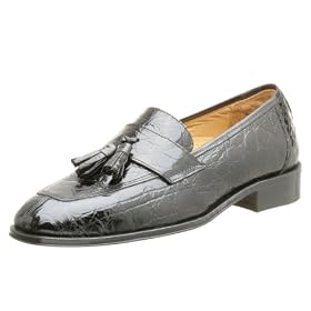Zelli Men's Aviano Crocodile Tassel Loafer