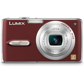 Panasonic DMC-FX07R 7.2MP Digital Camera with 3.6x Optical Image Stabilized Zoom (Red)